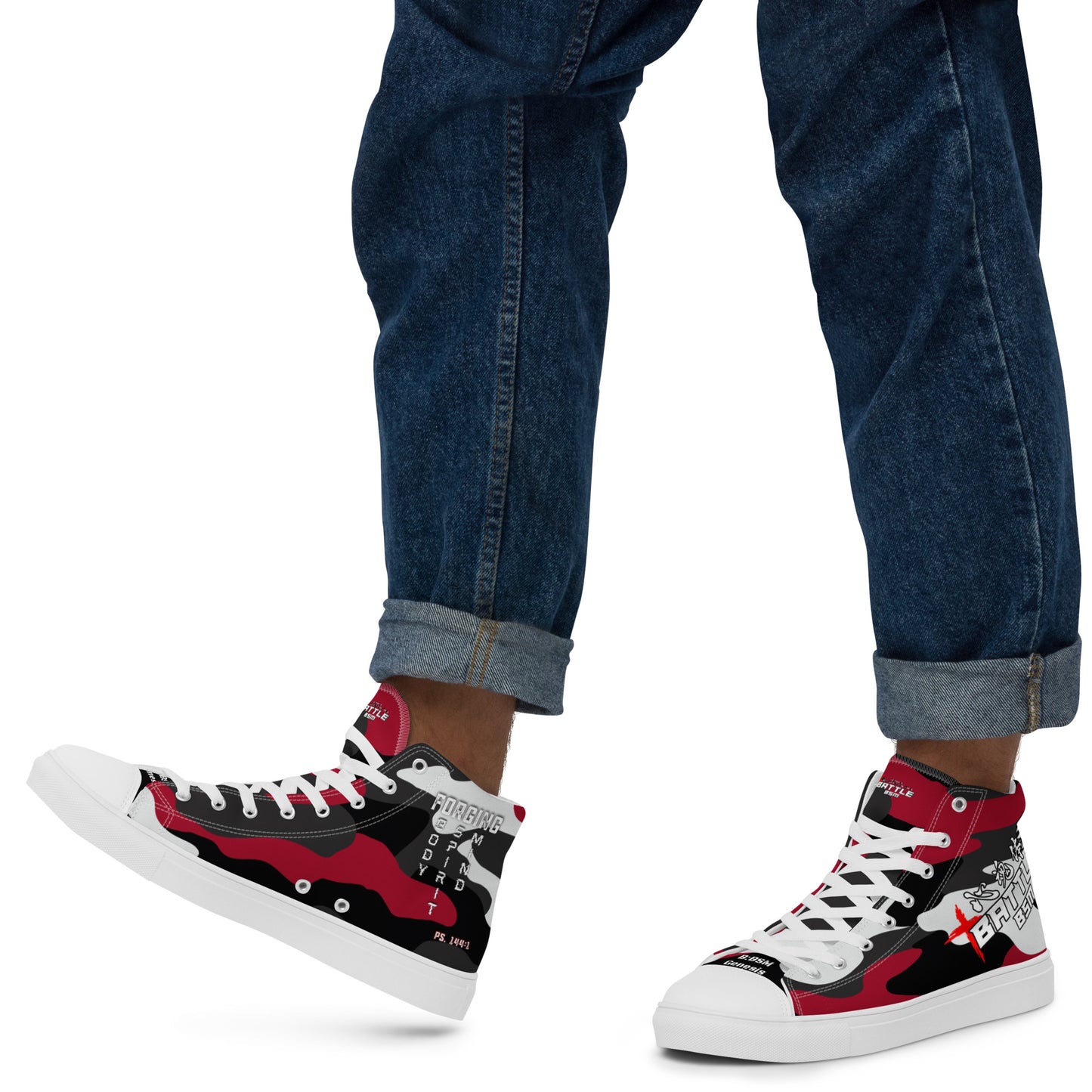 B:BSM Genesis Men’s high top canvas shoes (Light Variant)