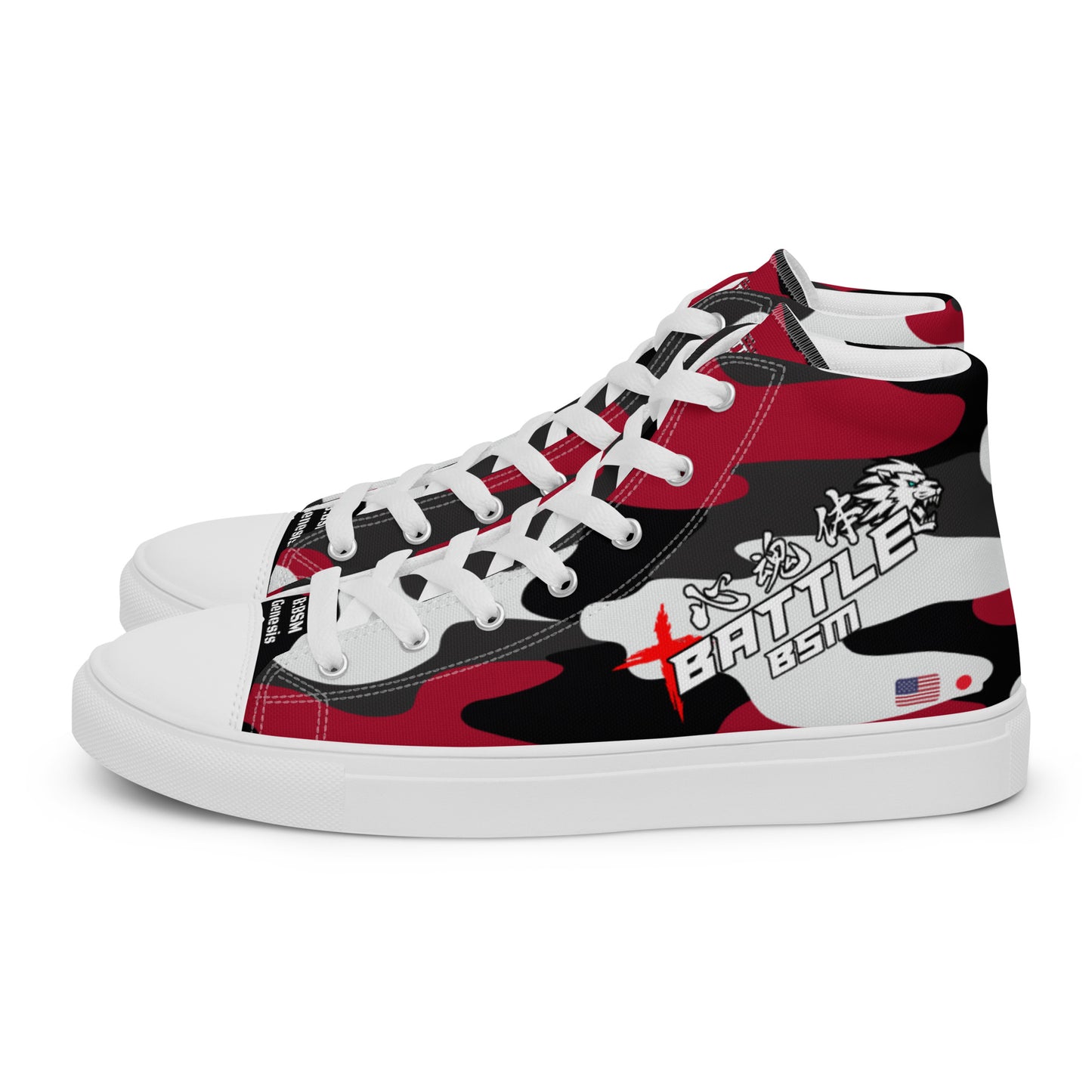 B:BSM Genesis Men’s high top canvas shoes (Light Variant)