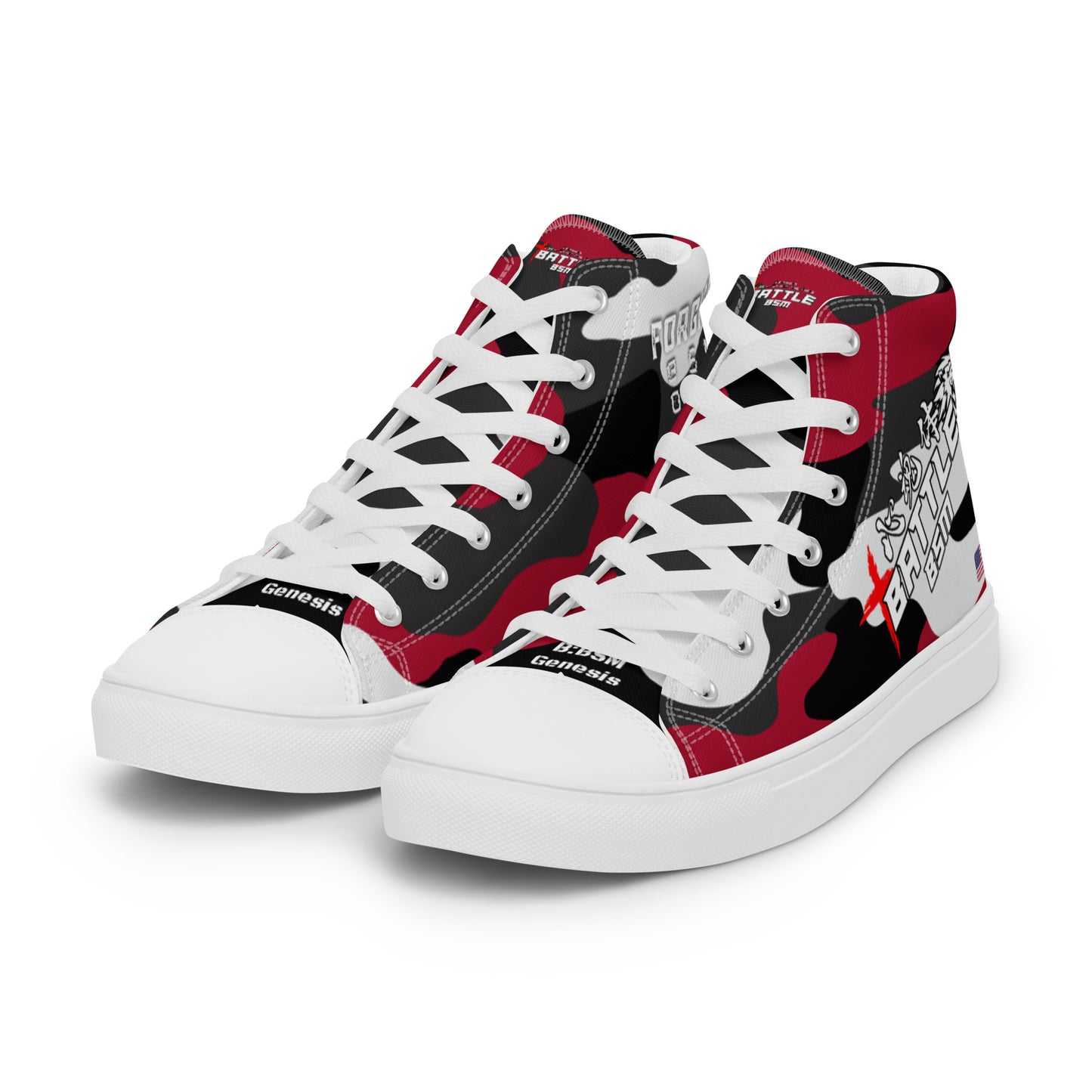 B:BSM Genesis Men’s high top canvas shoes (Light Variant)