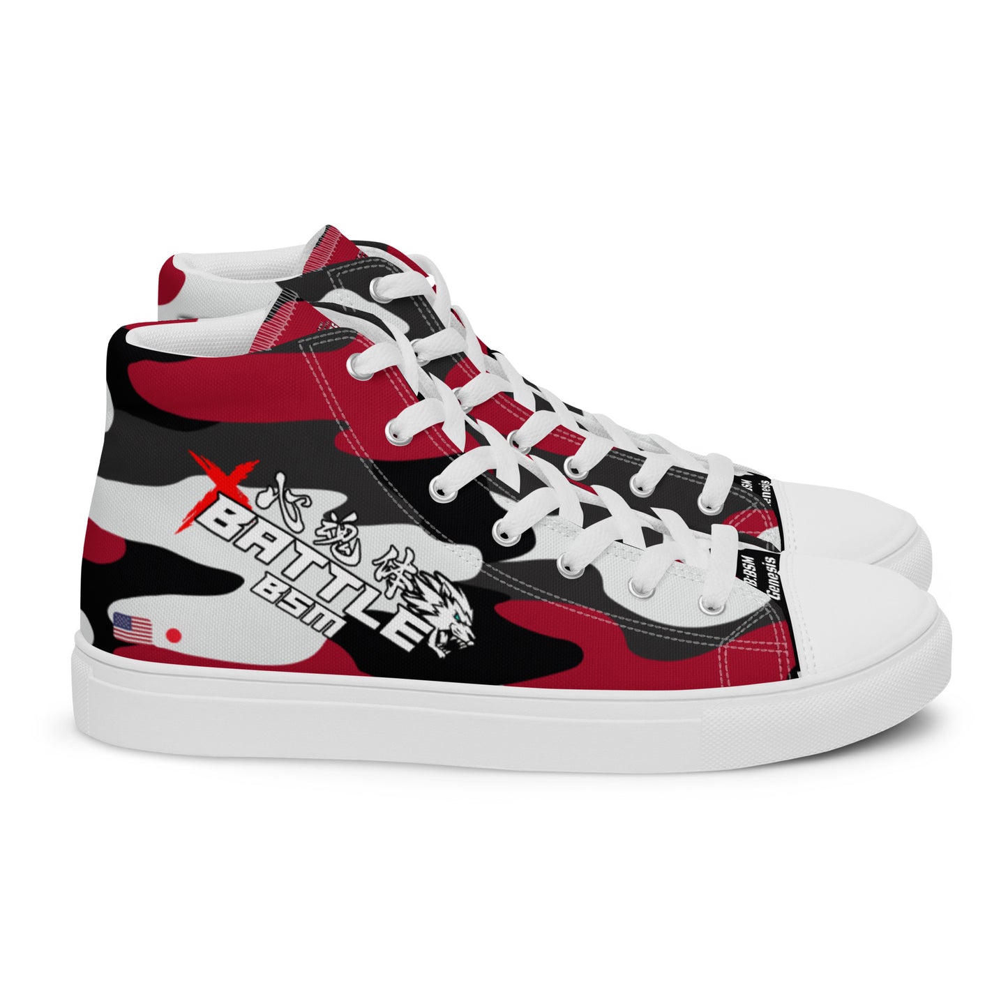 B:BSM Genesis Men’s high top canvas shoes (Light Variant)