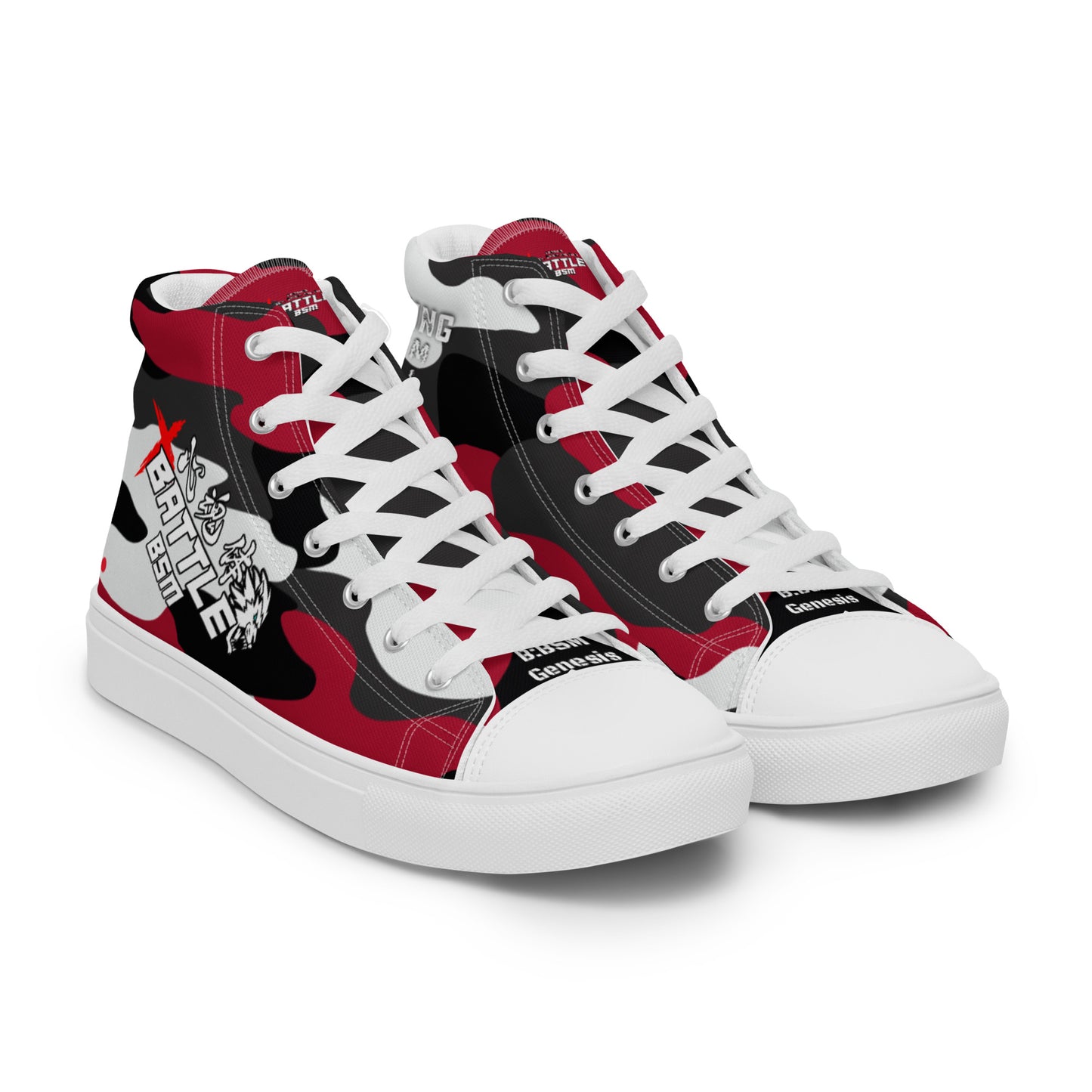 B:BSM Genesis Men’s high top canvas shoes (Light Variant)