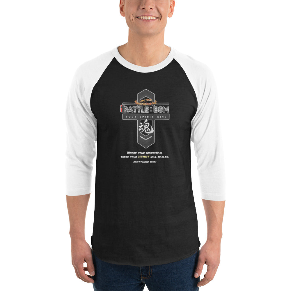 B:BSM Genesis 3/4 Sleeve Raglan Shirt