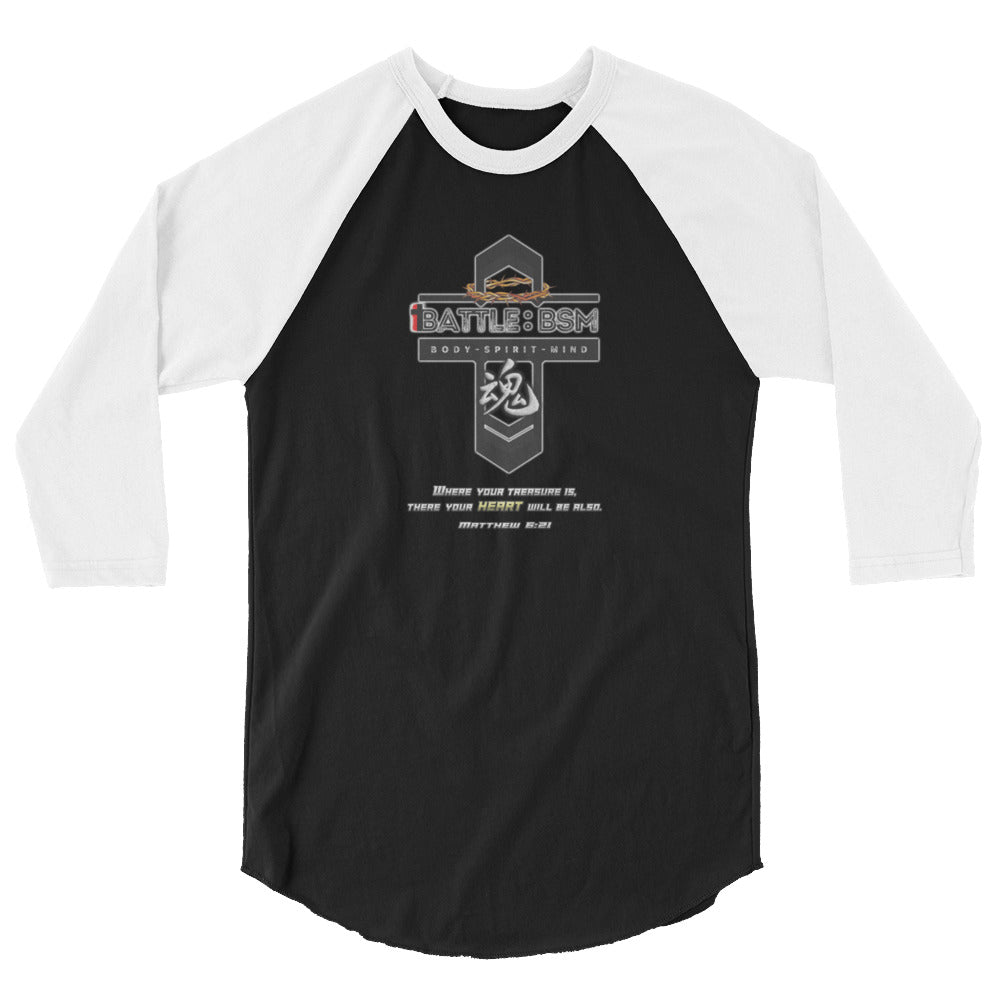 B:BSM Genesis 3/4 Sleeve Raglan Shirt