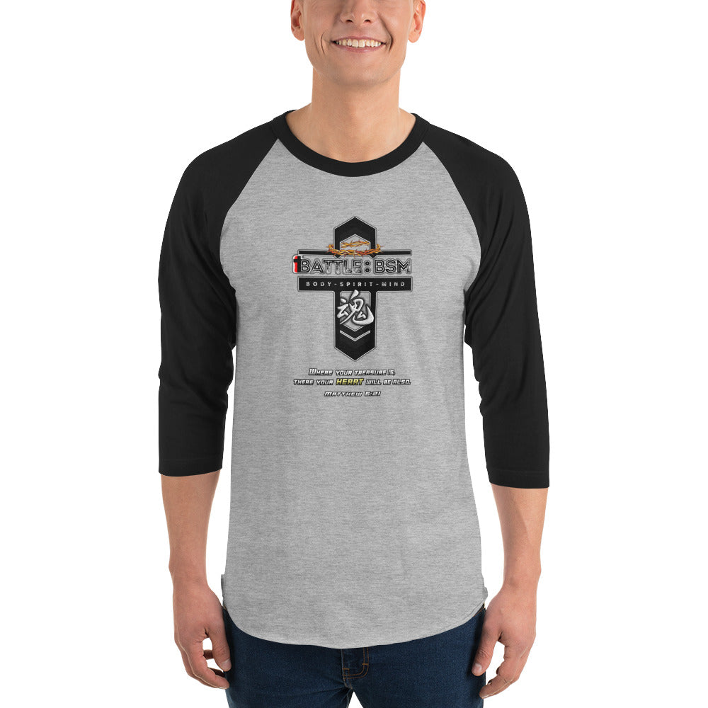 B:BSM Genesis 3/4 Sleeve Raglan Shirt