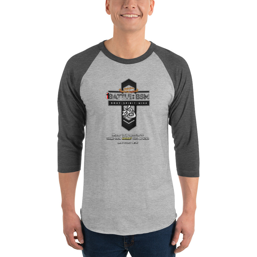 B:BSM Genesis 3/4 Sleeve Raglan Shirt