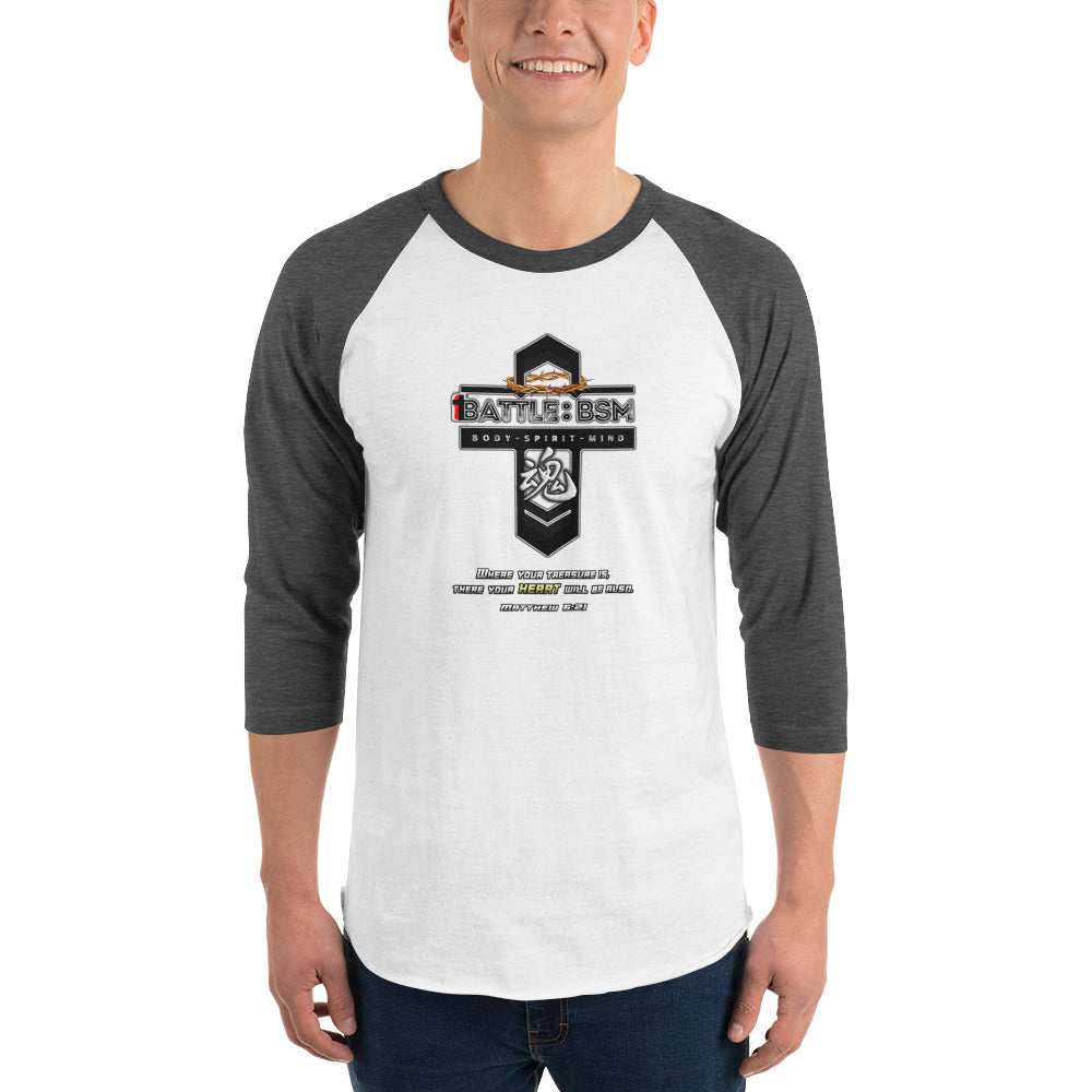 B:BSM Genesis 3/4 Sleeve Raglan Shirt