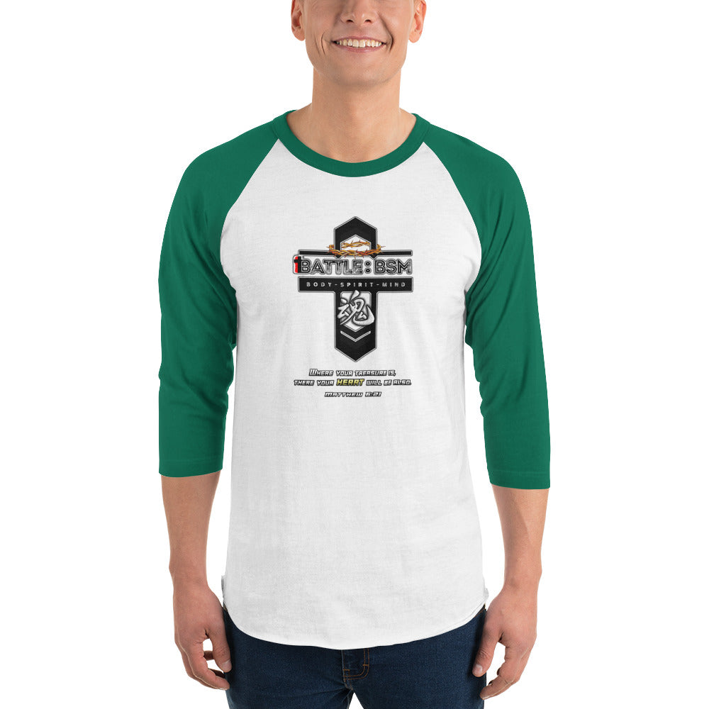 B:BSM Genesis 3/4 Sleeve Raglan Shirt