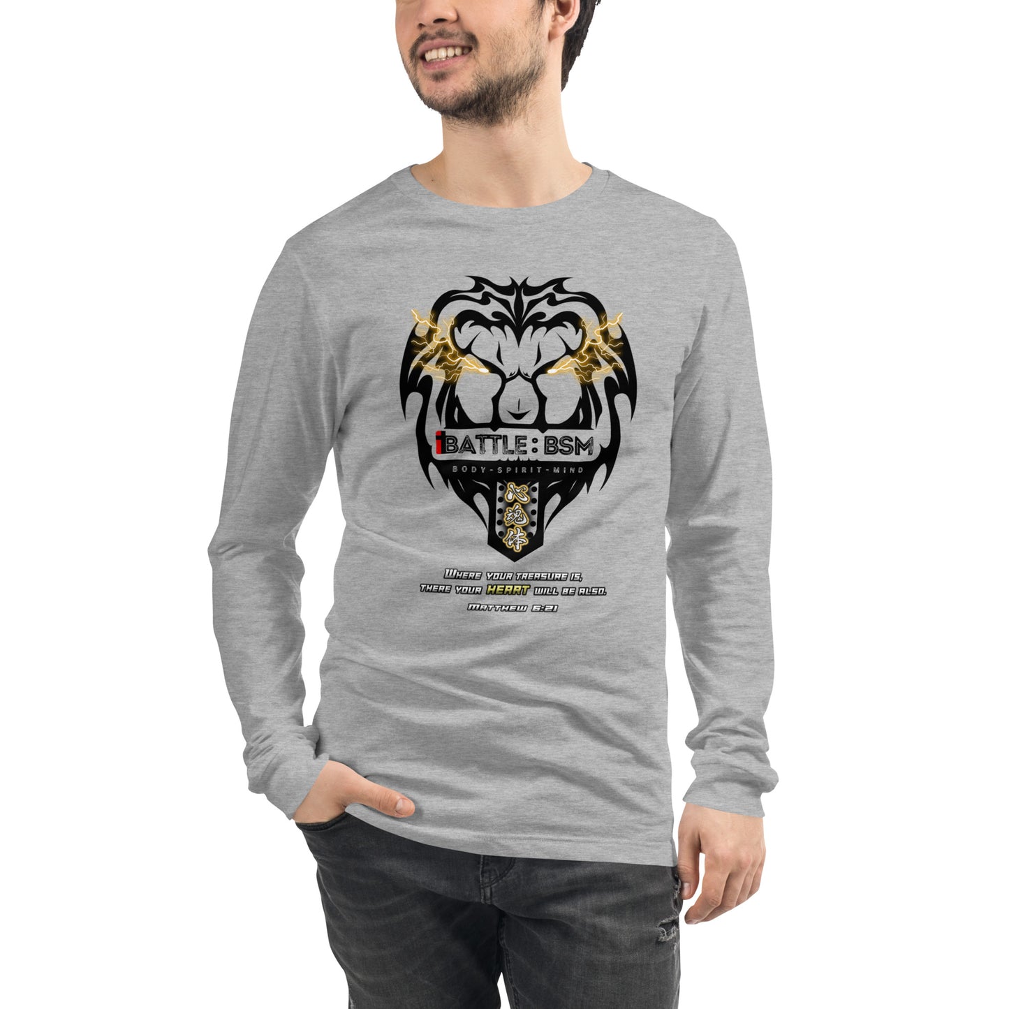 B:BSM Genesis Origin Lion Logo Long Sleeve Tee