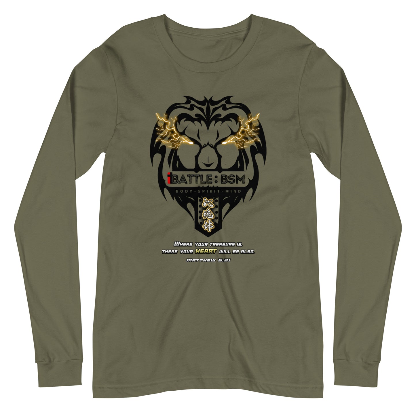 B:BSM Genesis Origin Lion Logo Long Sleeve Tee