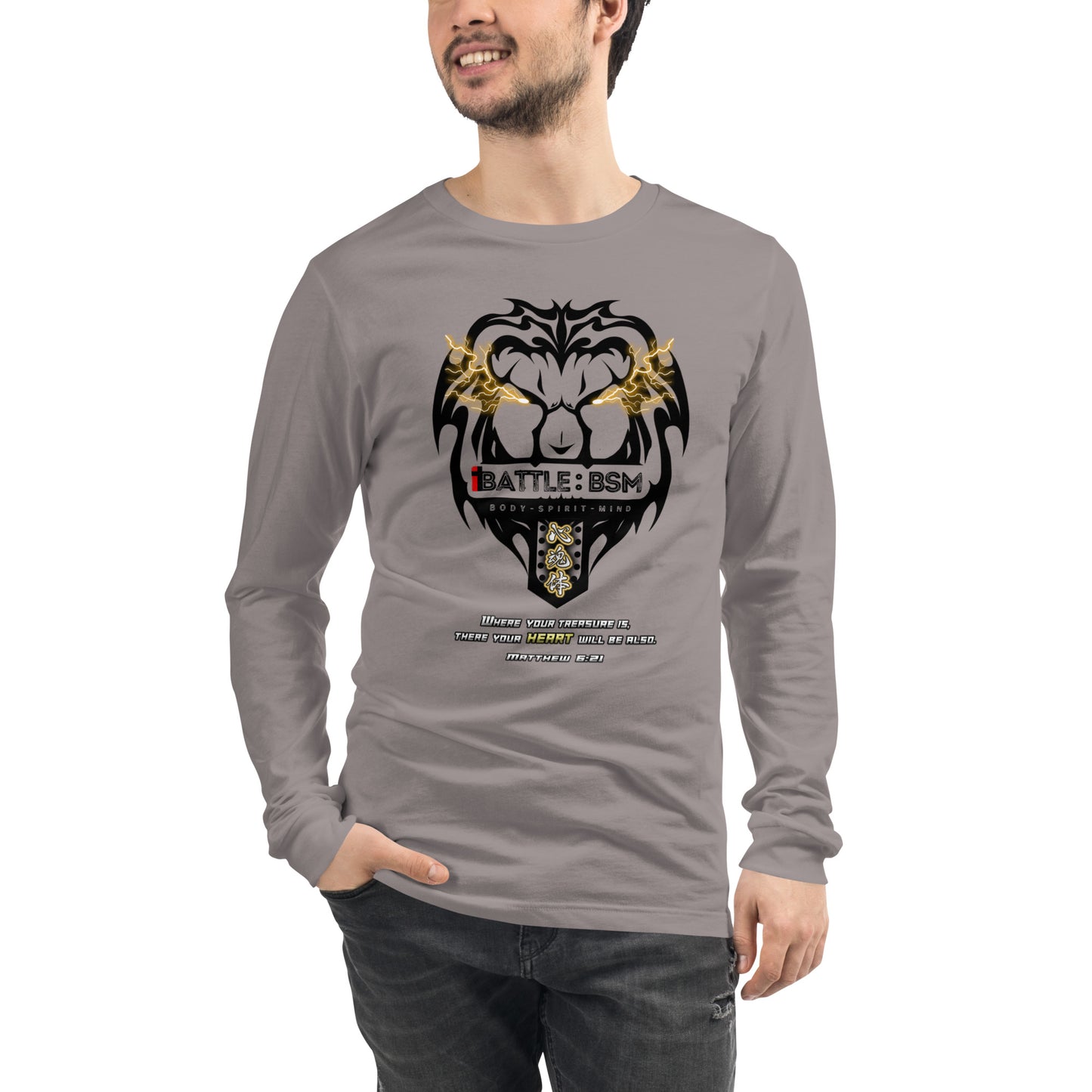 B:BSM Genesis Origin Lion Logo Long Sleeve Tee