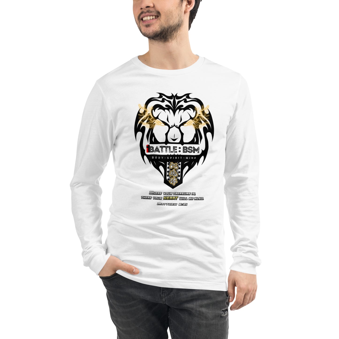 B:BSM Genesis Origin Lion Logo Long Sleeve Tee